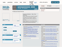 Tablet Screenshot of mippbooks.com